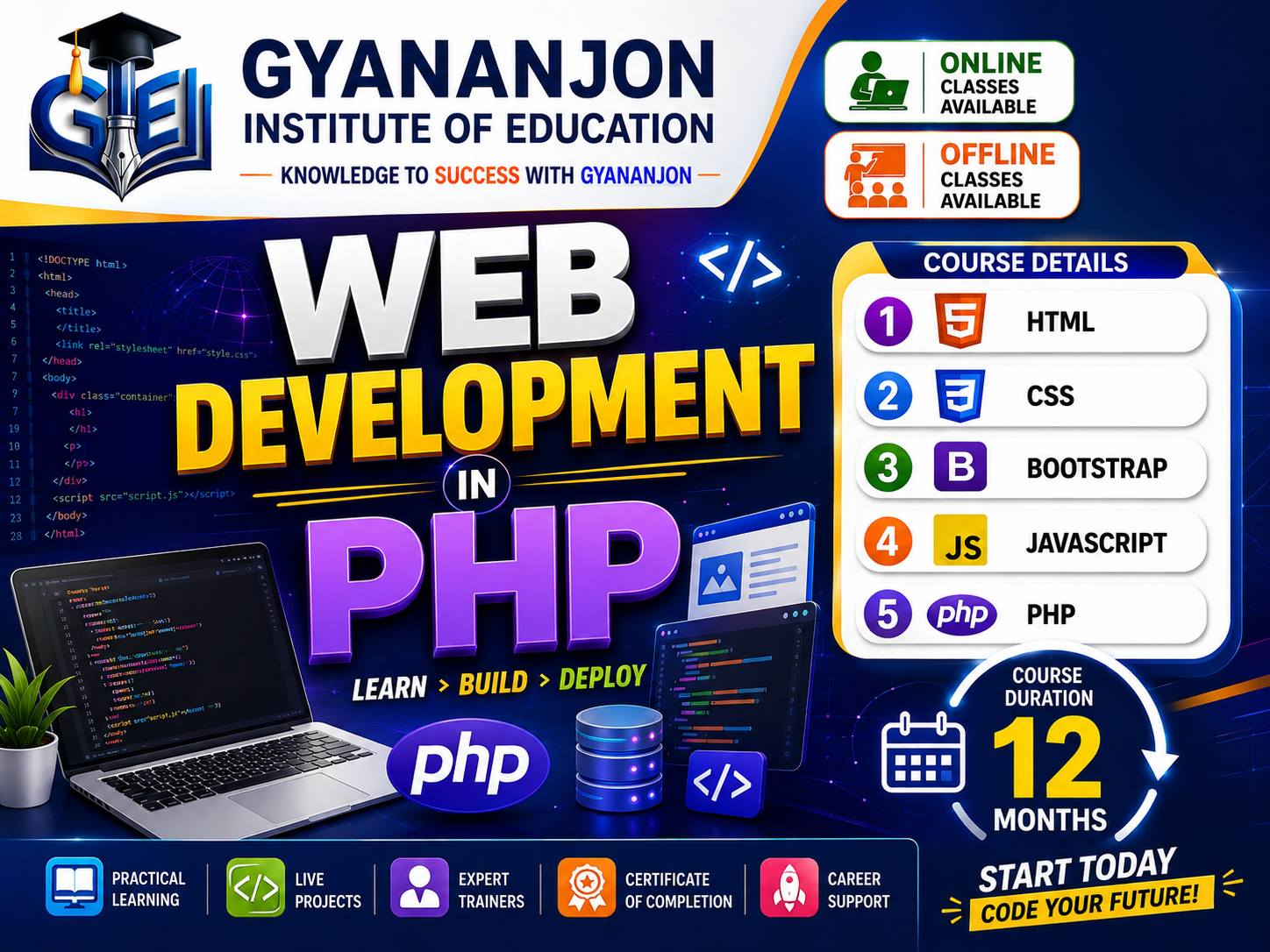 WEB DEVELOPMENT IN PHP
